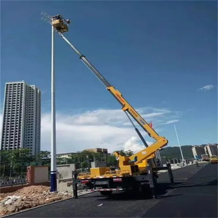 莒南维修路灯的曲臂升降车出租